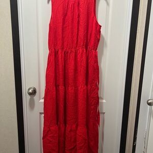Simply Vera Vera Wang Red Sleeveless Maxi Sundress